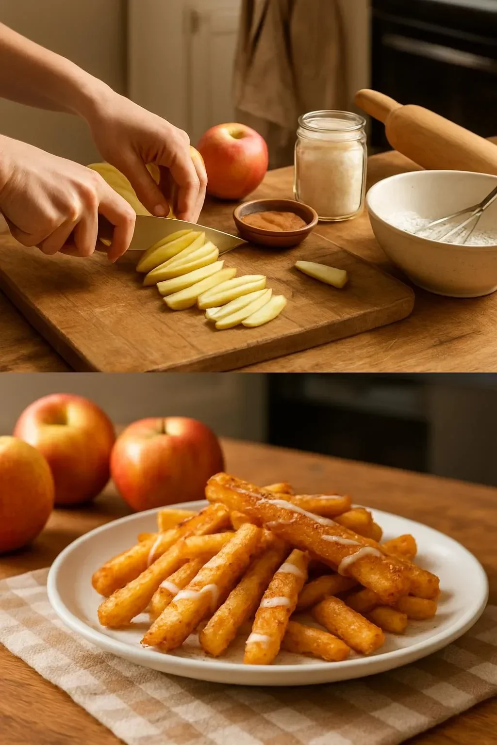 Air Fryer Apple Fries