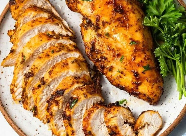 Air Fryer Chicken Breast with No Breading