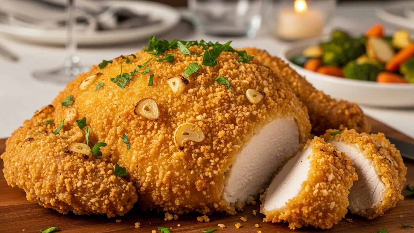 •	Air Fryer Garlic Parmesan Chicken