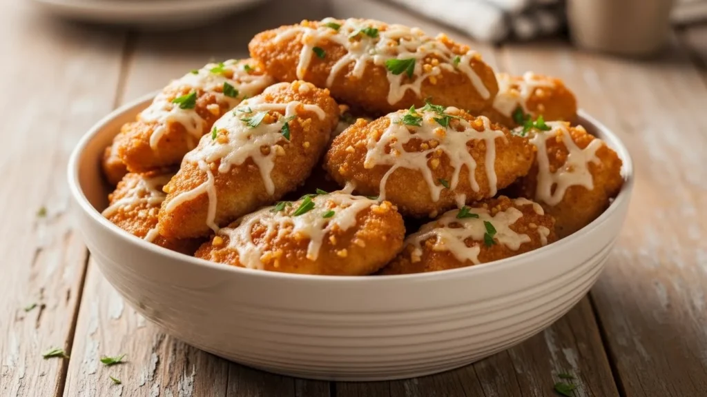 • Air Fryer Garlic Parmesan Chicken