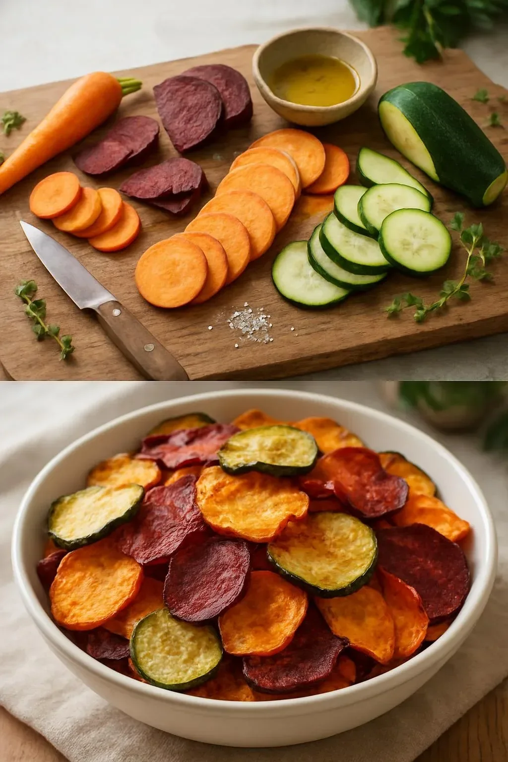 Air Fryer Veggie Chips