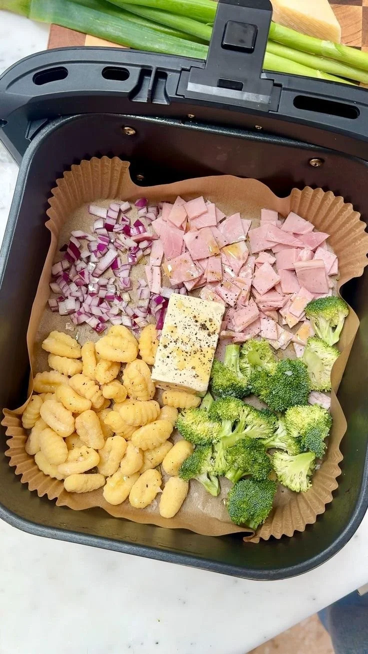 Crispy Bacon & Feta Gnocchi Bake