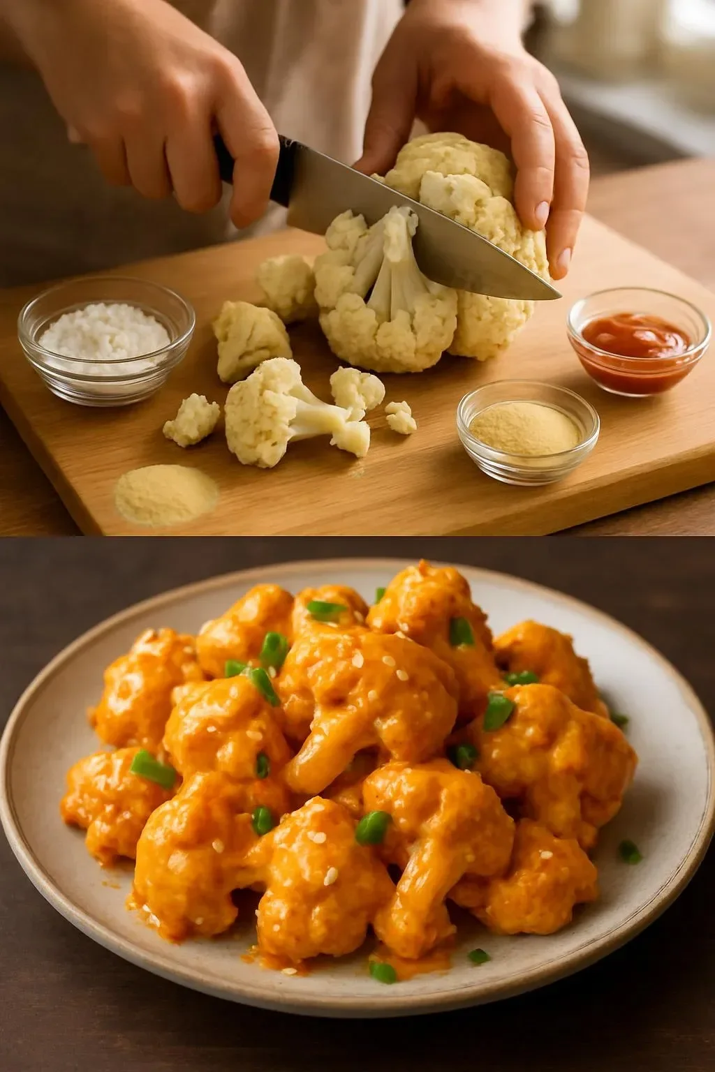 Easy Air Fryer Bang Bang Cauliflower Recipe