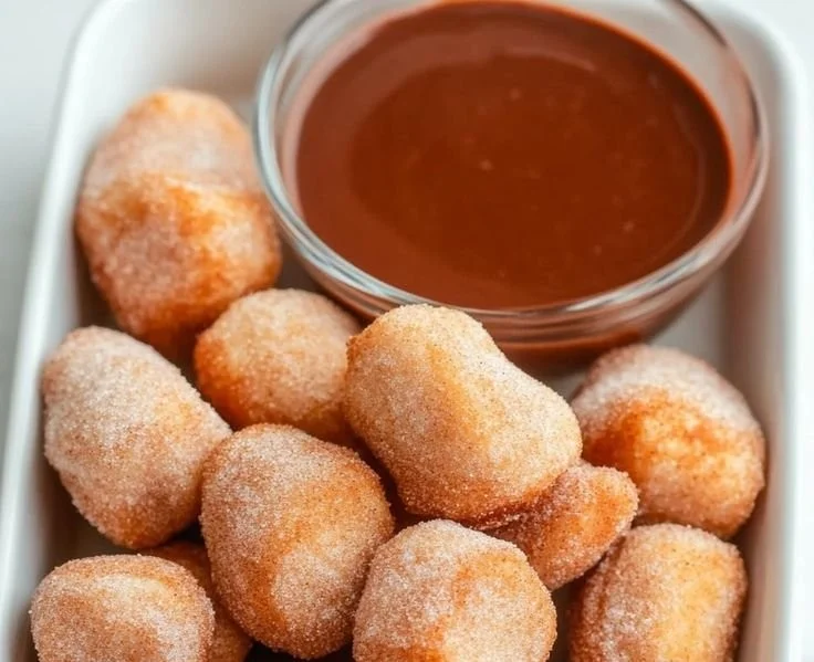 Fluffy Air Fryer Churro Bites