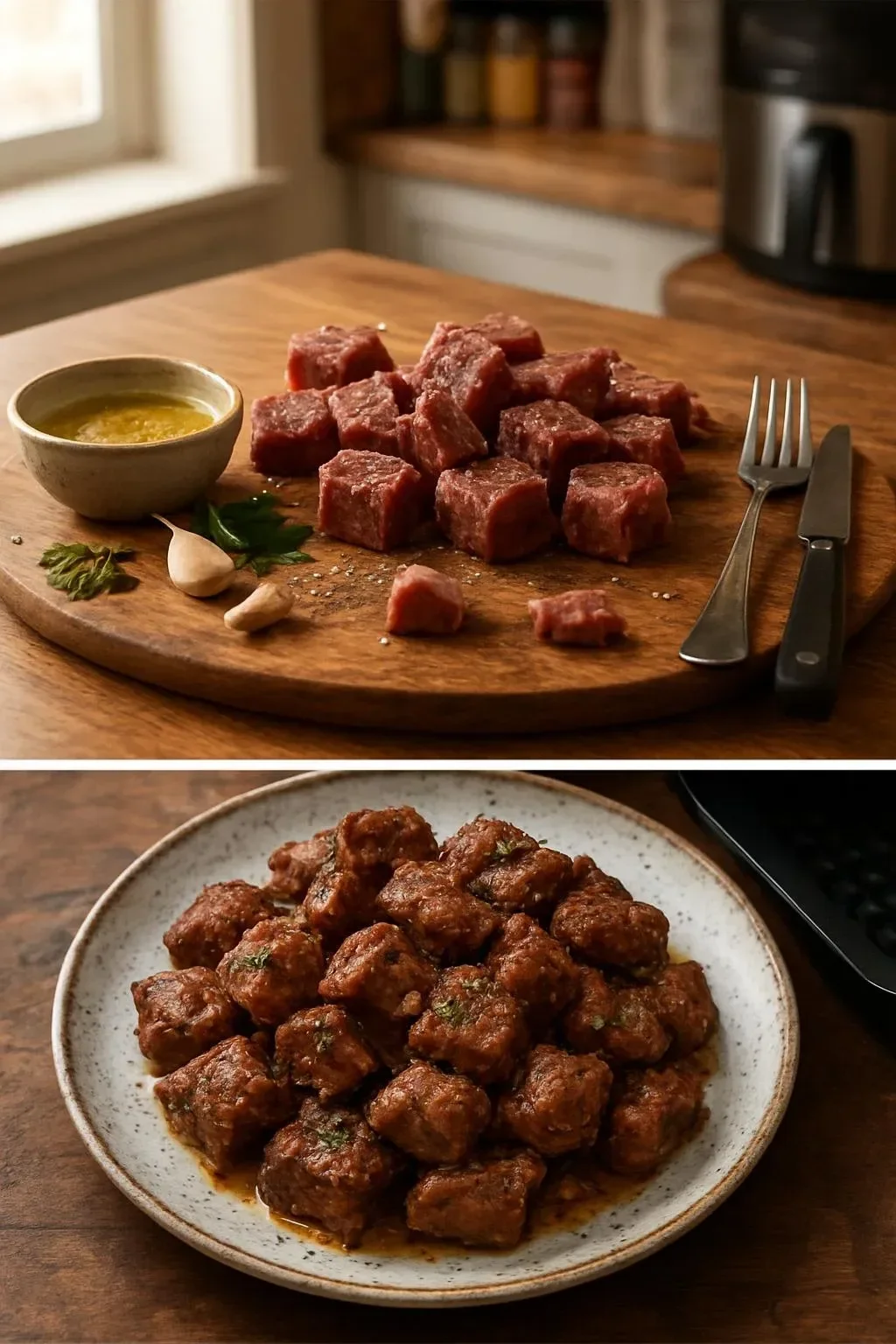 Garlic Butter Steak Bites