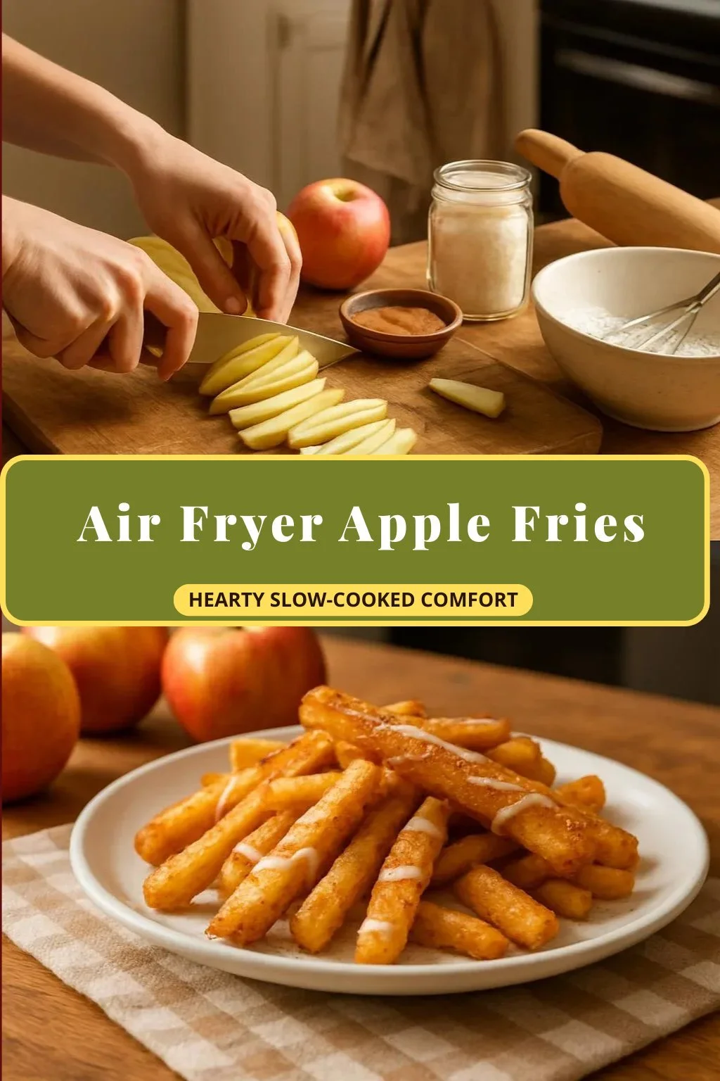 Air Fryer Apple Fries