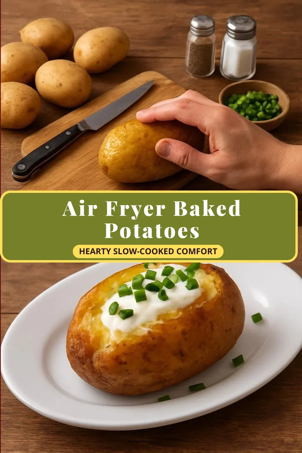 Air Fryer Baked Potatoes