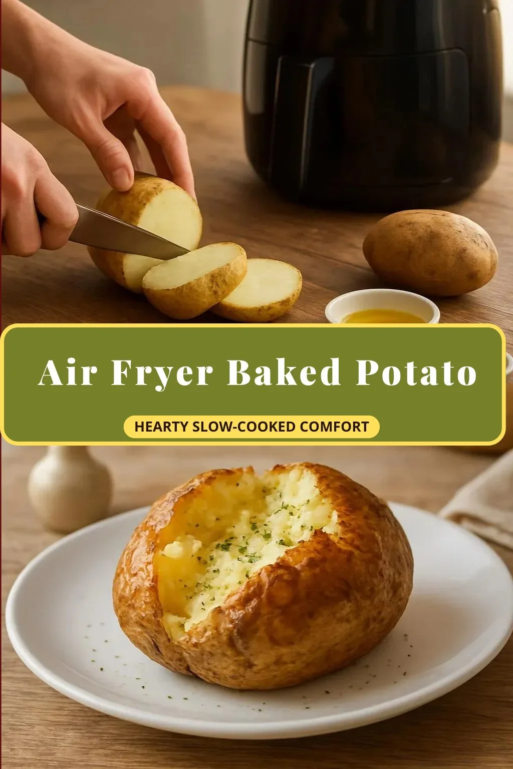Air Fryer Baked Potatoes