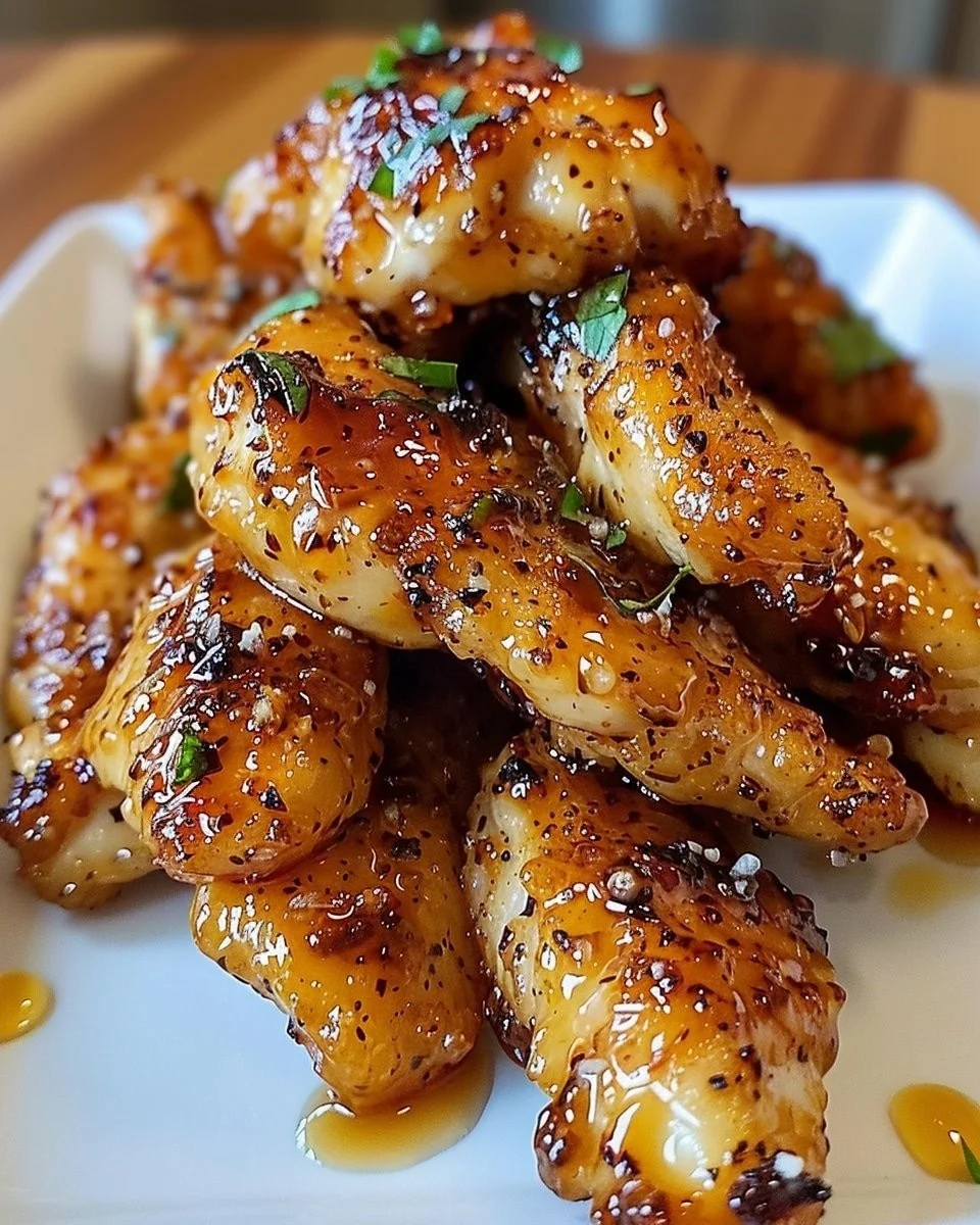 Air Fryer Honey Butter Garlic Chicken Tenders