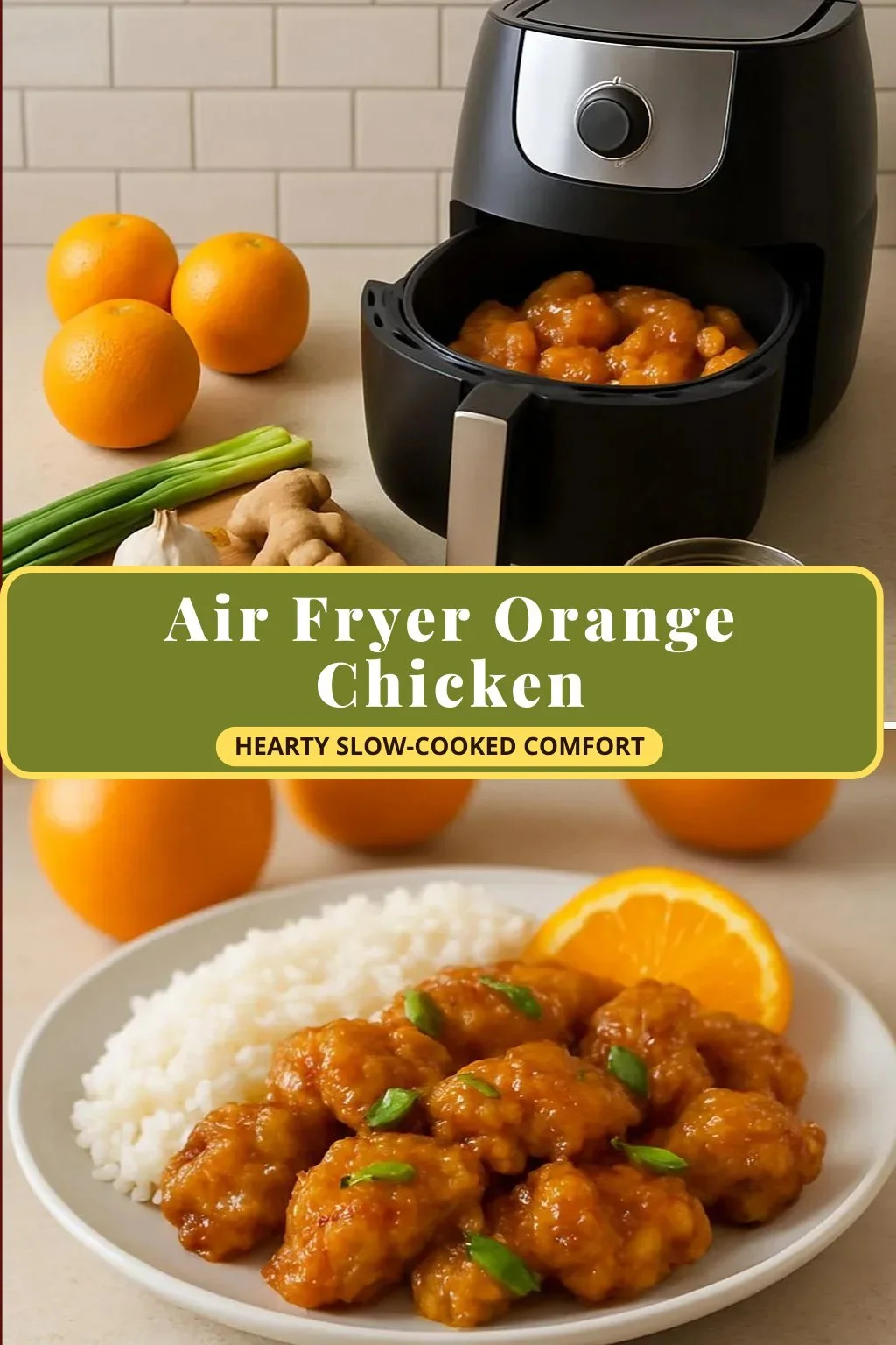 Air Fryer Orange Chicken