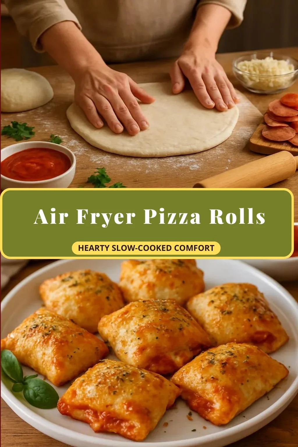 Air Fryer Pizza Rolls