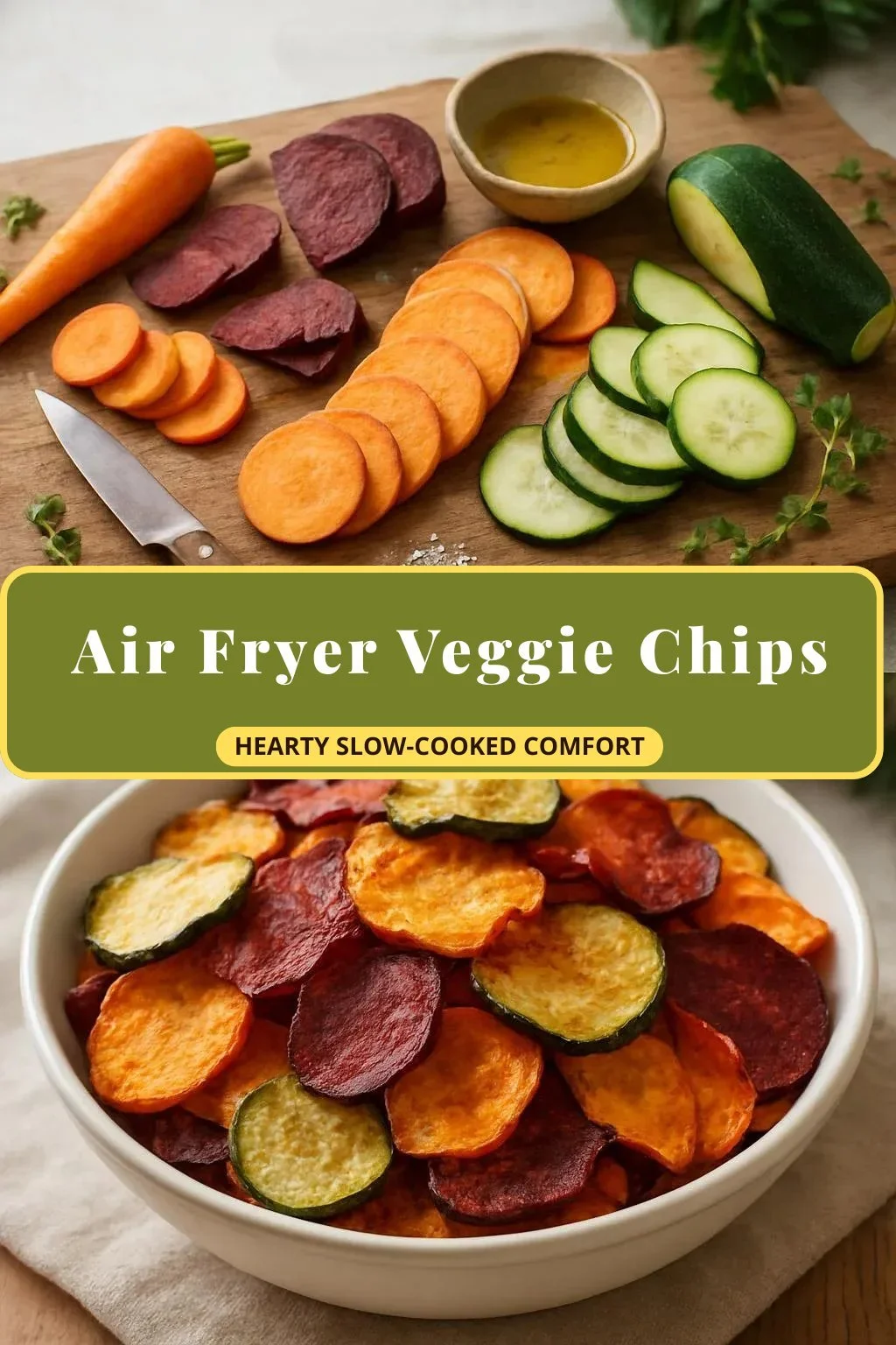 Air Fryer Veggie Chips