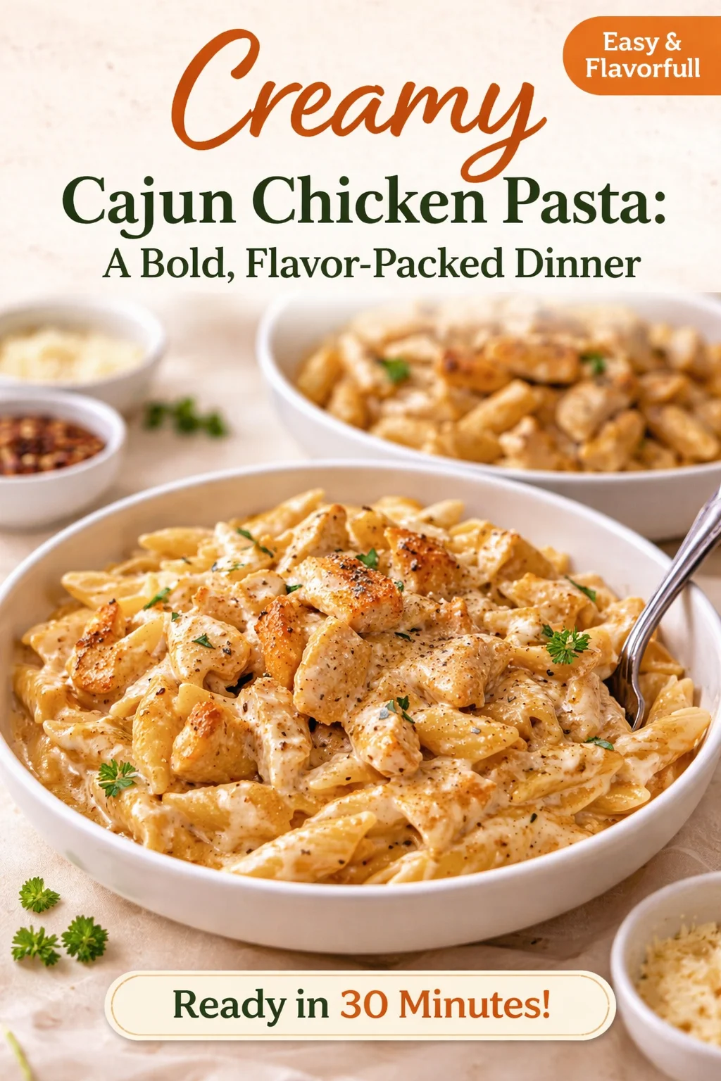 Creamy Cajun Chicken Pasta: A Bold, Flavor-Packed Dinner