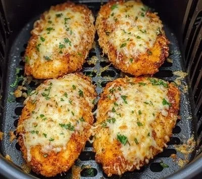 Crispy Air Fryer Chicken Parmesan