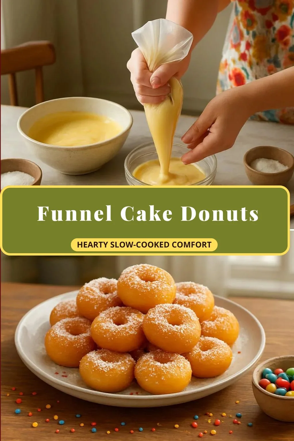 Funnel Cake Donut