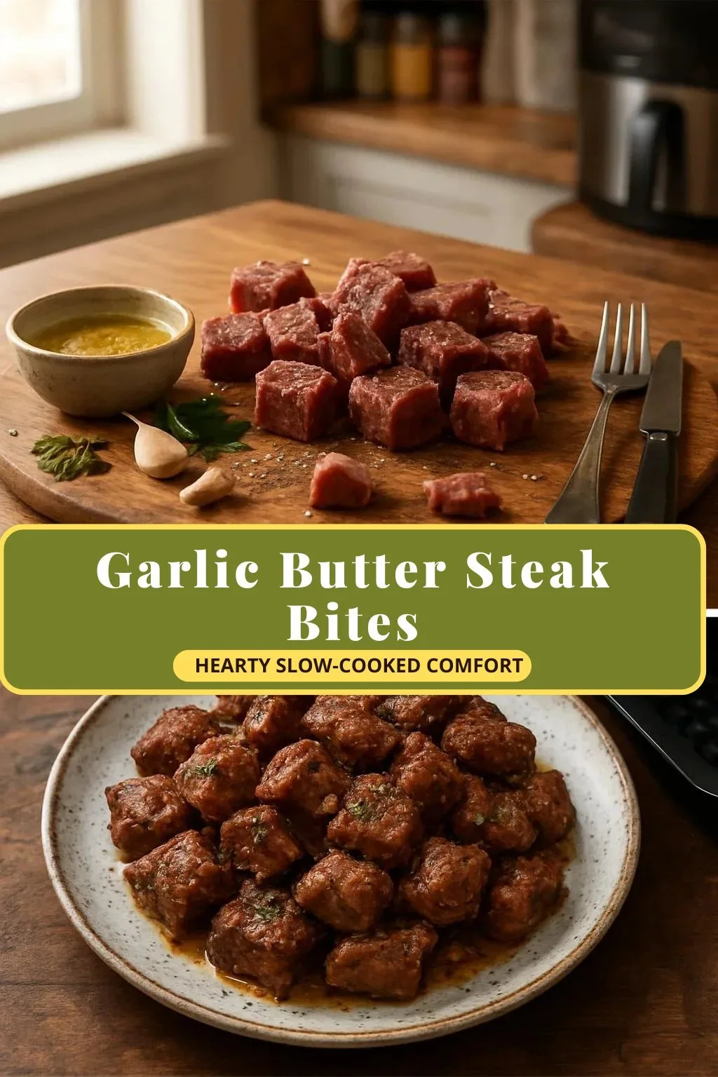 Garlic Butter Steak Bites