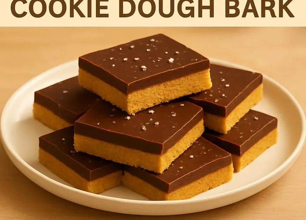 4 Ingredient Cookie Dough Bark