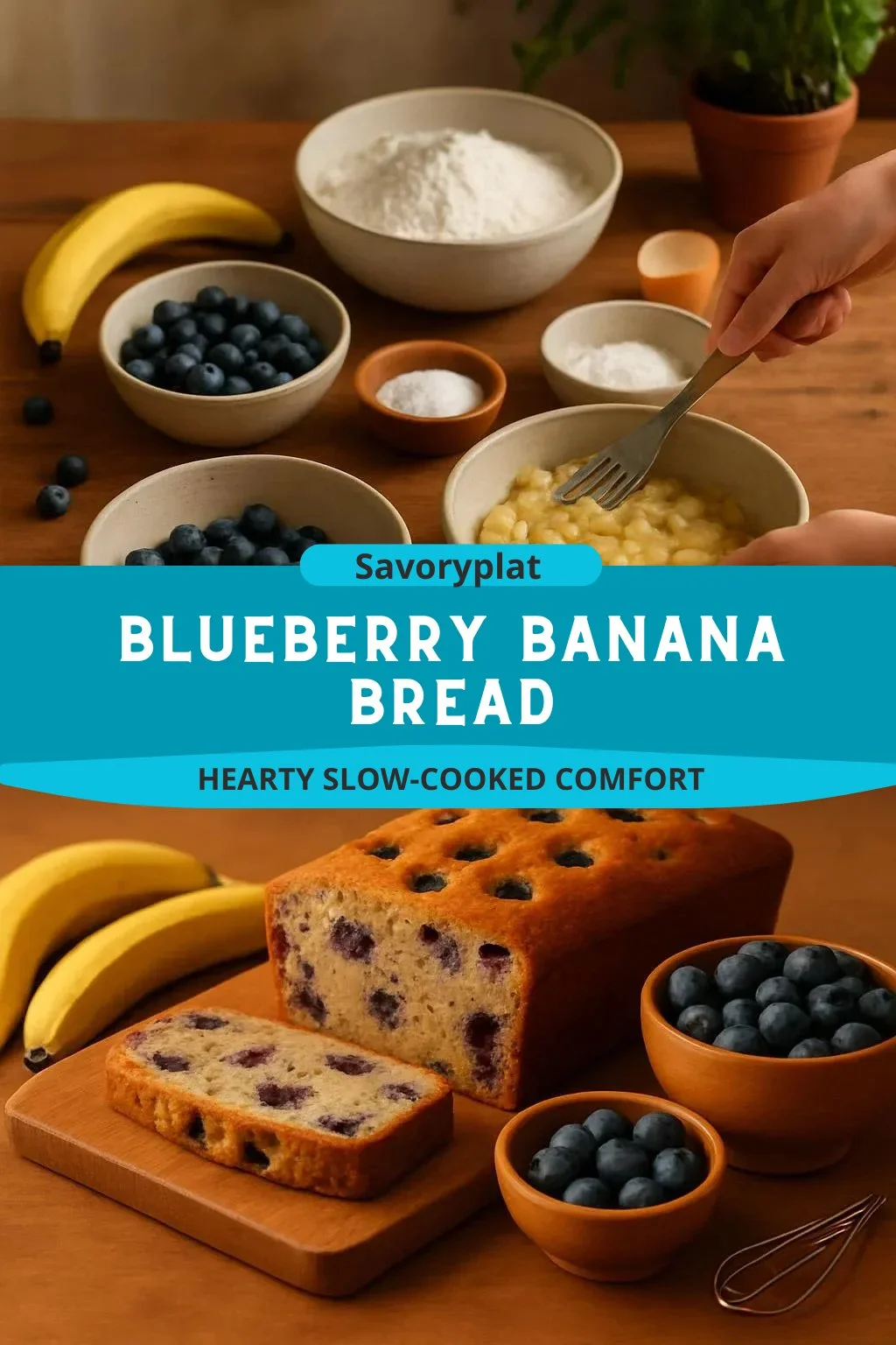 Blueberry Banana Bread