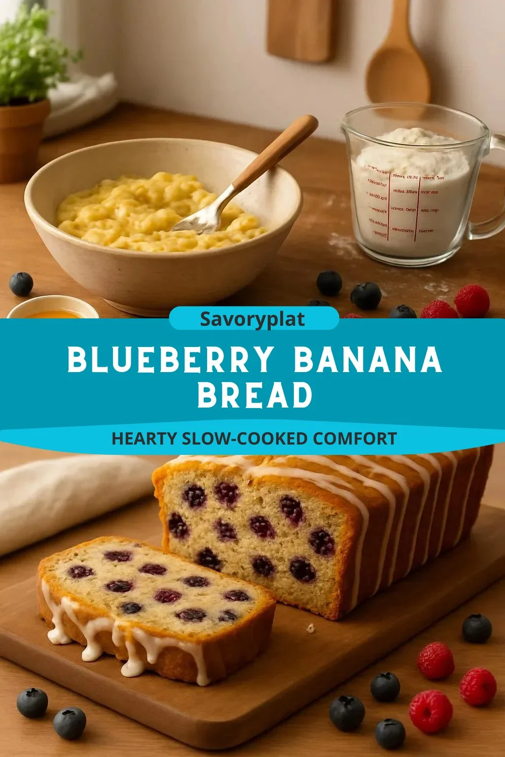 Blueberry Banana Bread