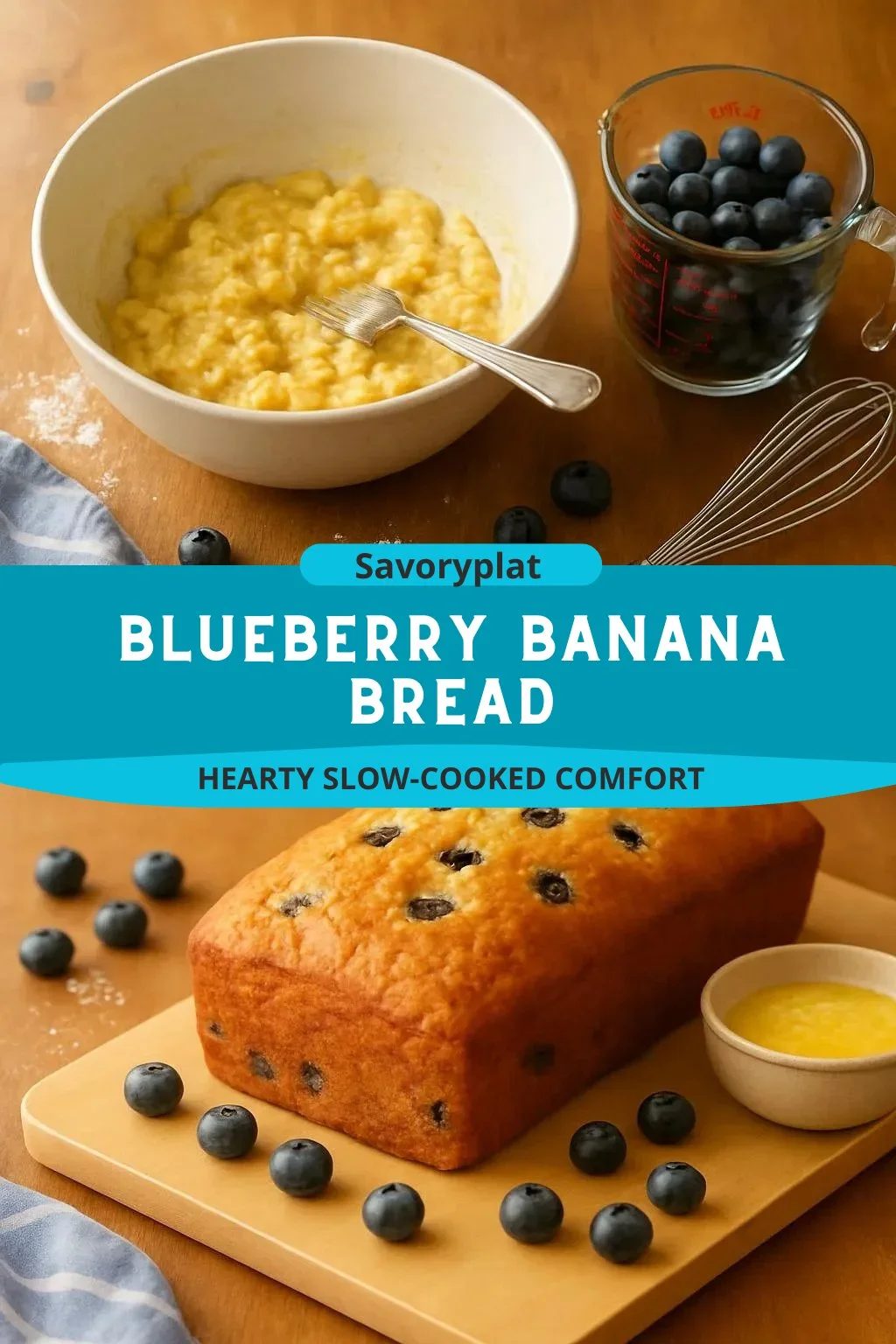 Blueberry Banana Bread