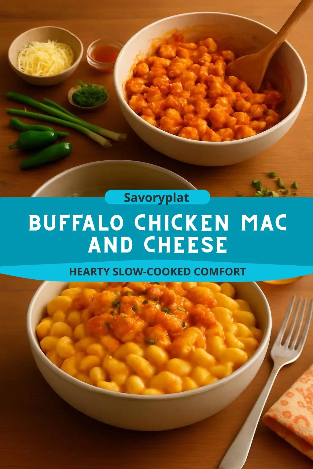 Buffalo Chicken Mac and Cheese