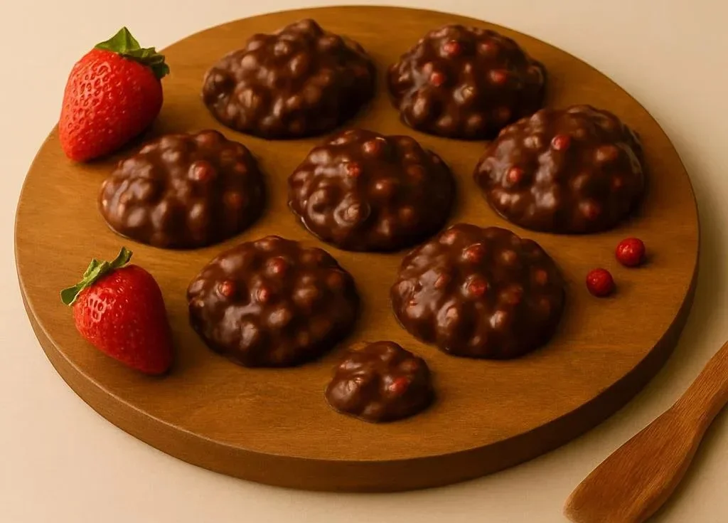 Chocolate Strawberry Yogurt Clusters