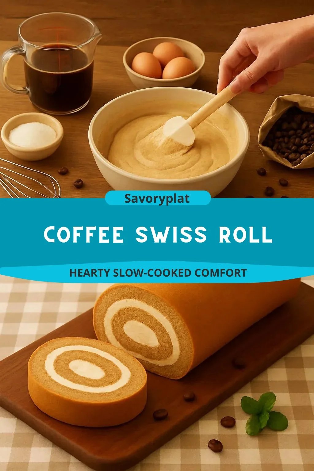 Coffee Swiss Roll