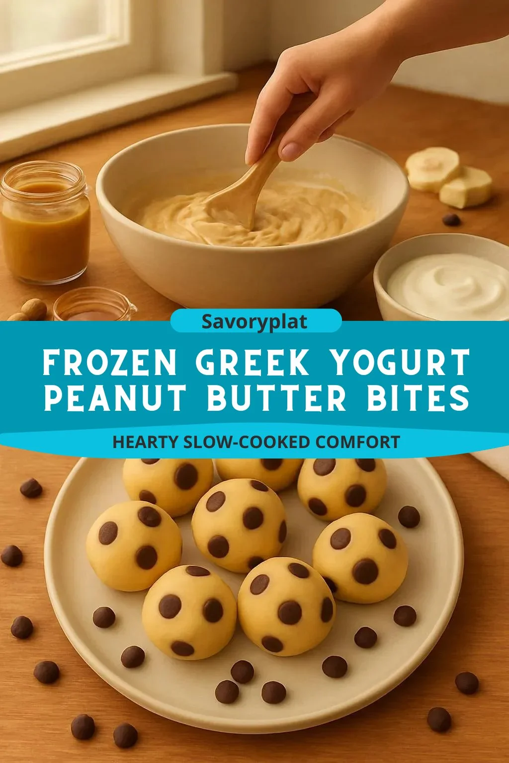 Frozen Greek Yogurt Peanut Butter Bites