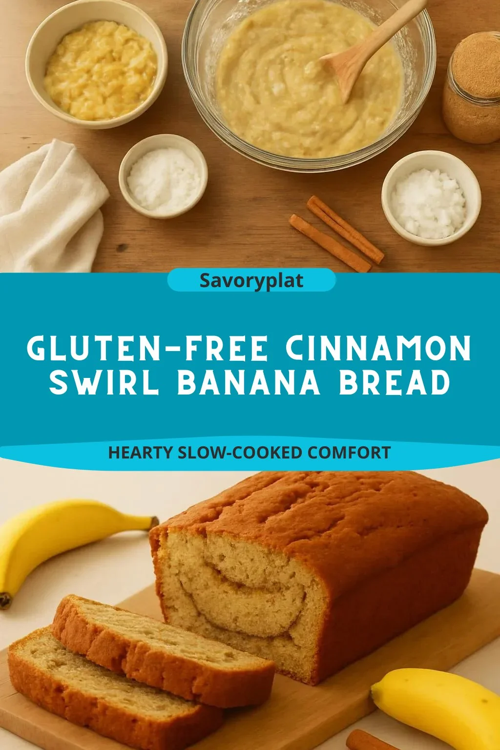 Gluten-Free Cinnamon Swirl Banana Bread