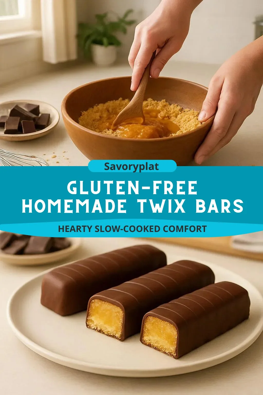 Gluten-Free Homemade Twix Bars