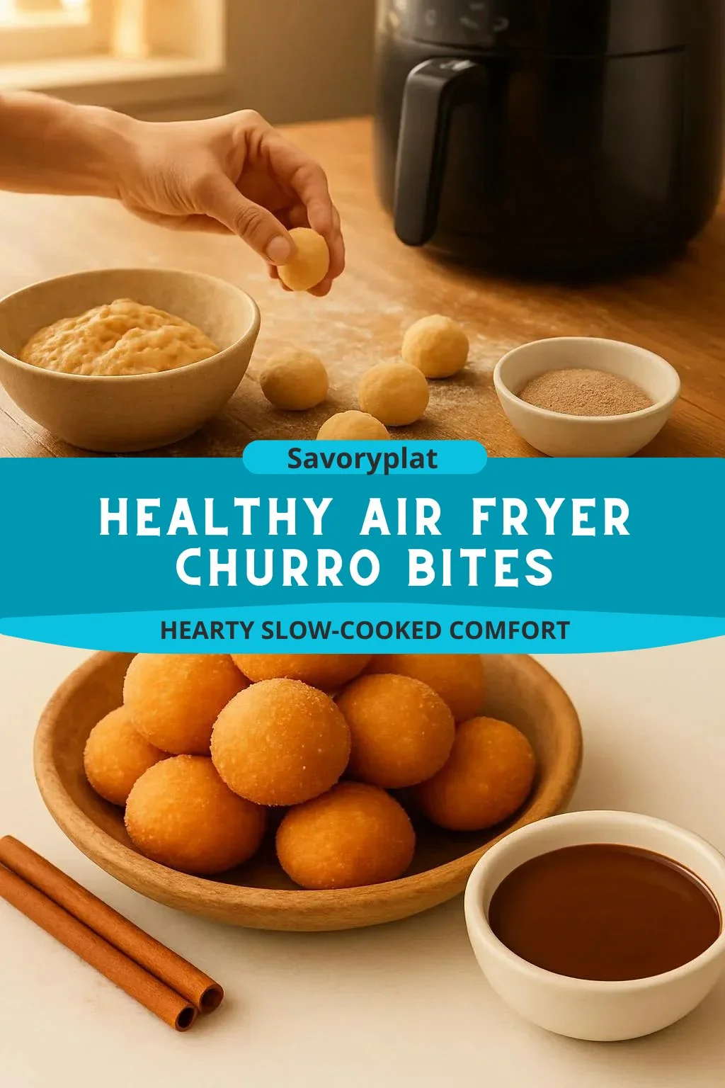 Healthy Air Fryer Churro Bites