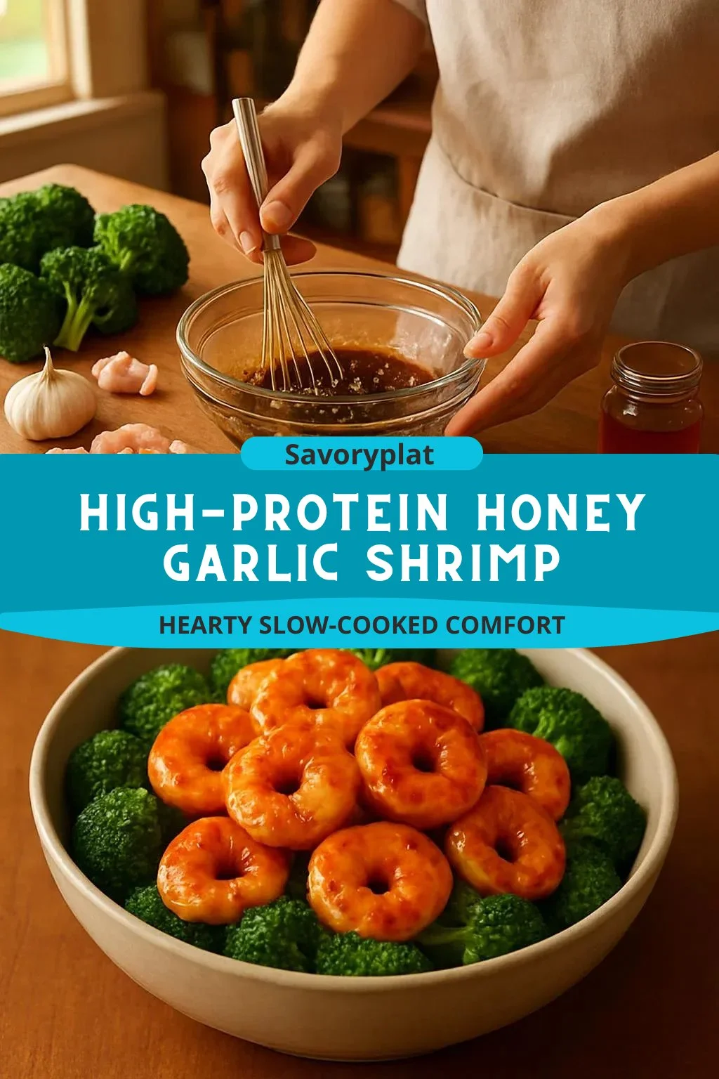 High-Protein Honey Garlic Shrimp