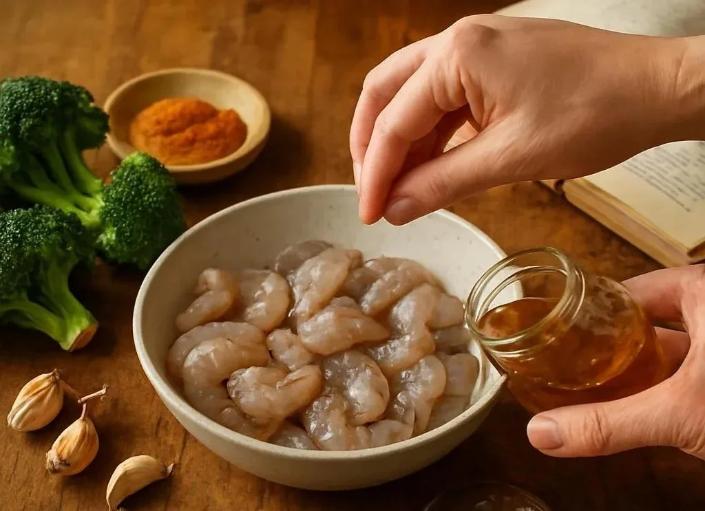 High-Protein Honey Garlic Shrimp