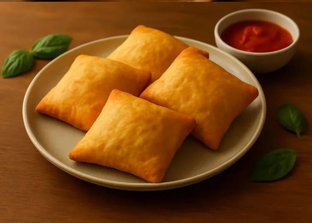 Homemade Pepperoni Pizza Pockets