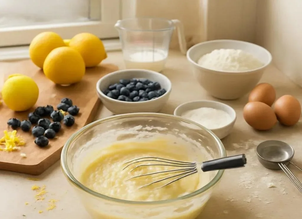 Lemon Blueberry Cake