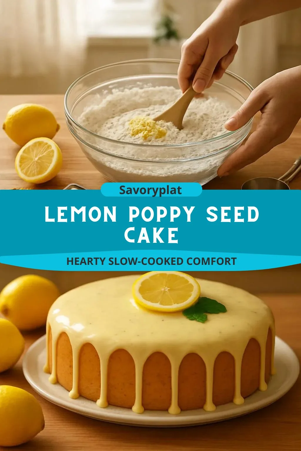 Lemon Poppy Seed Cake