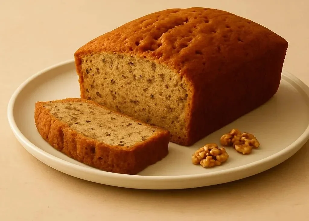 Moist Sugar Free Banana Bread with Applesauce