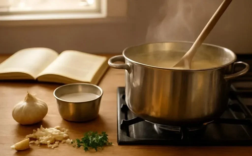 One Pot Creamy Garlic Pasta