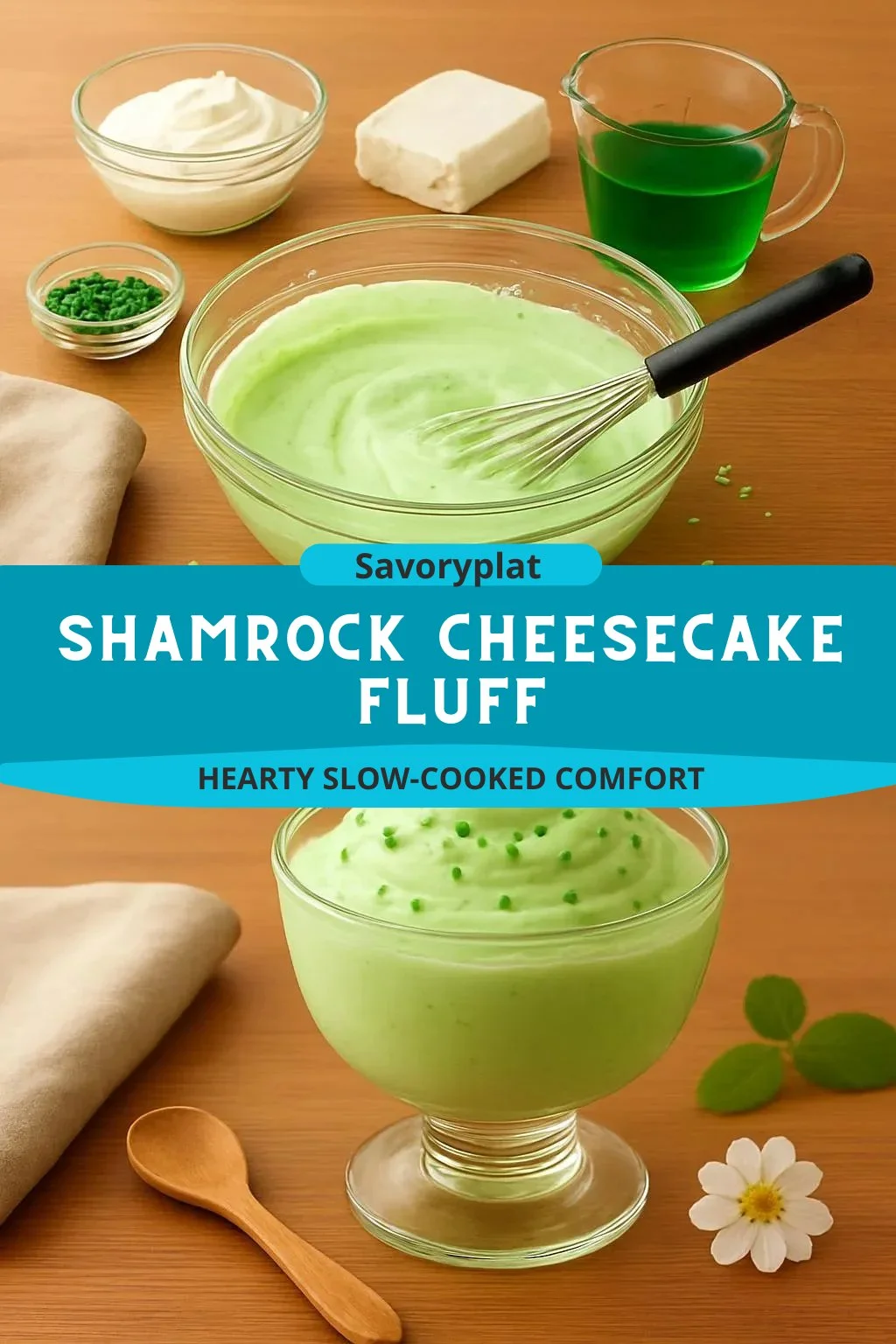 Shamrock Cheesecake Fluff