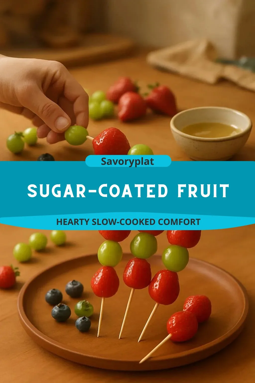 Sugar-coated fruit