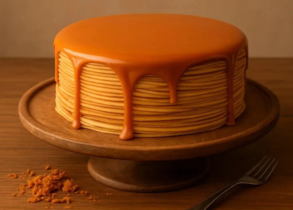 Vanilla & Speculoos Crêpe Cake